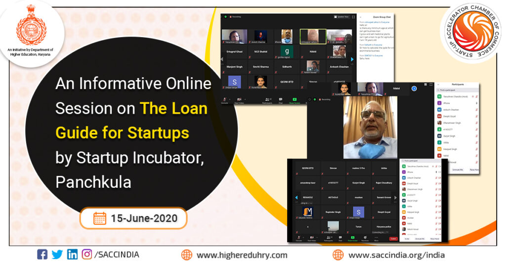 An Informative Online Session on The Loan Guide for Startups by Startup Incubator, Panchkula