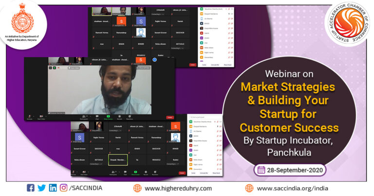 Webinar on Market strategies & building your startup for customer success by Startup Incubator, Panchkula