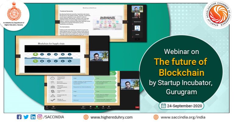 Webinar on The Future of Blockchain by Startup Incubator, Gurugram