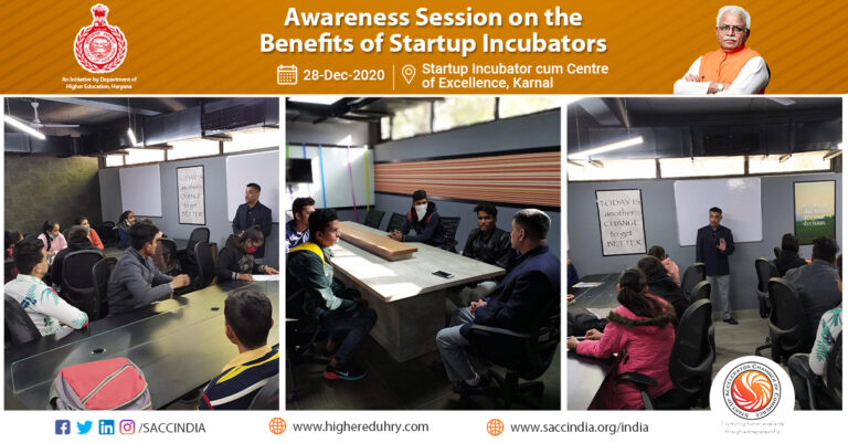 Awareness Session on the Benefits Startup Incubators