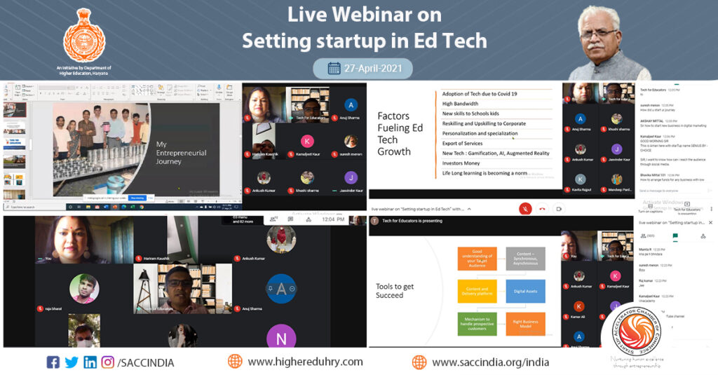 Live Webinar on Setting Startup in Ed Tech