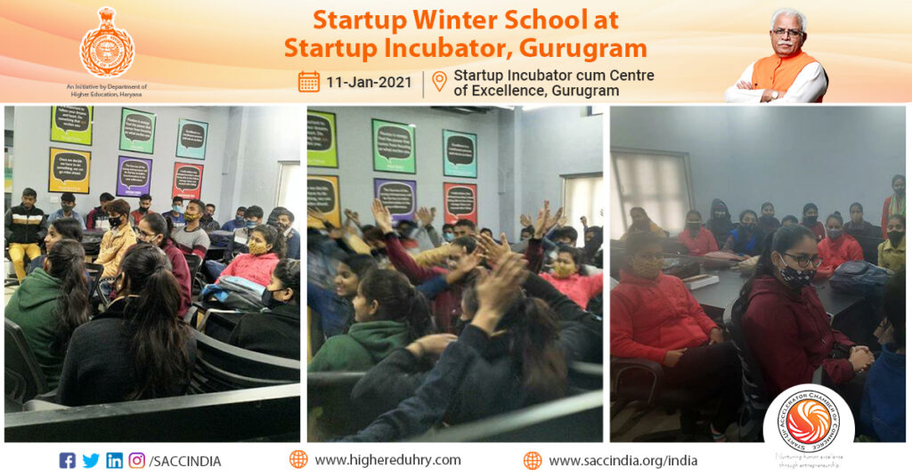 Startup Winter School at Startup Incubator, Gurugram