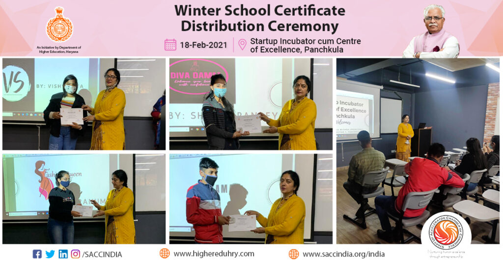 Winter School Certificate Distribution Ceremony, Panchkula