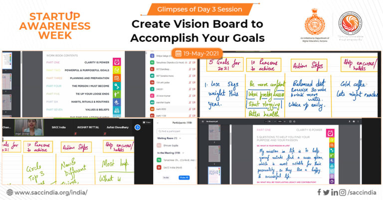 Startup Awareness Week_Day 3_Create Vision Board to Accomplish Your Goals