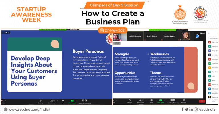 Startup Awareness Week_Day 9_How to Create a Business Plan