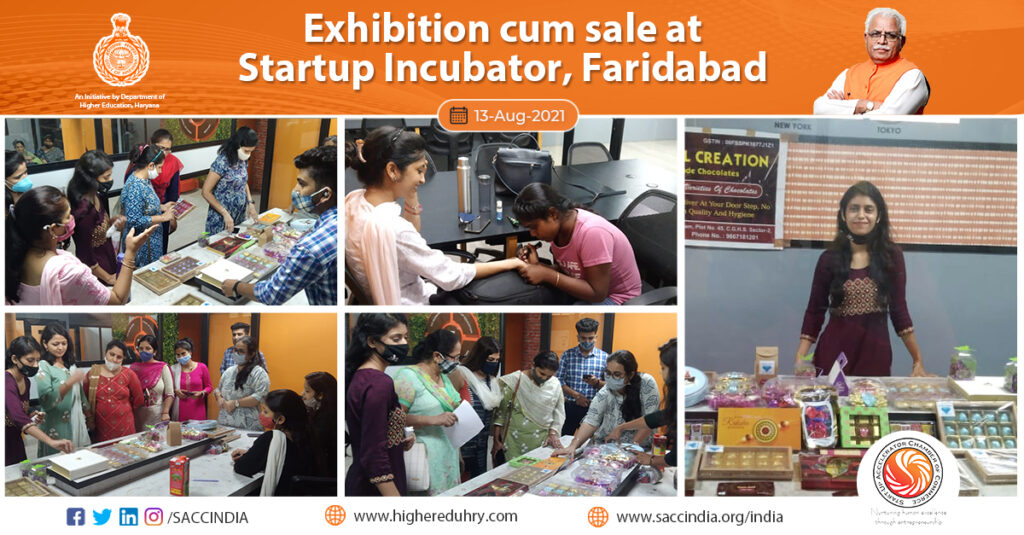 Exhibition cum Sale at Startup Incubator, Faridabad