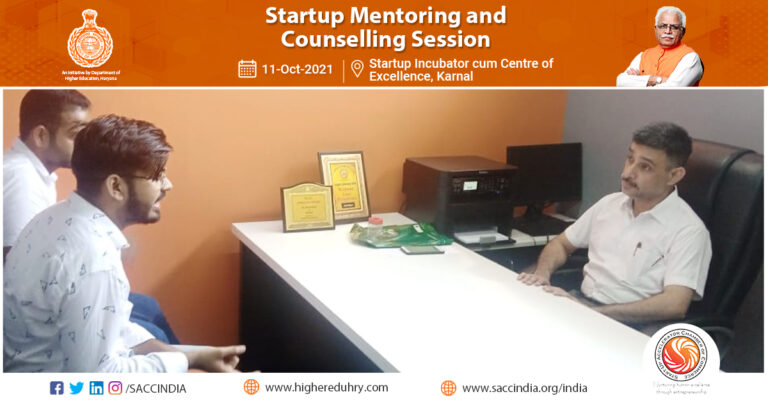 Startup Mentoring and Counselling Session, Karnal