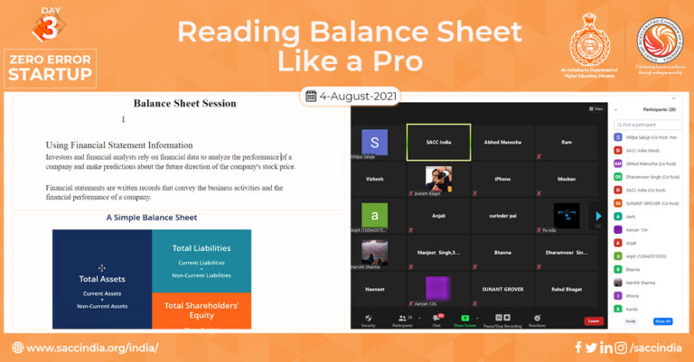 Zero Error Startup - Day 3 - Reading Balance Sheet Like a Pro
