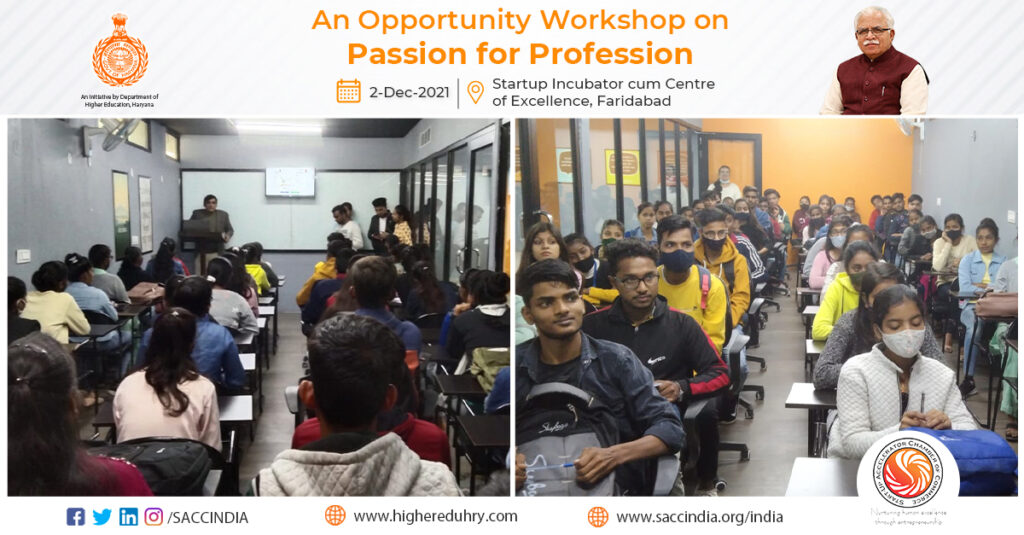 An Opportunity Workshop on Passion For Profession, Faridabad