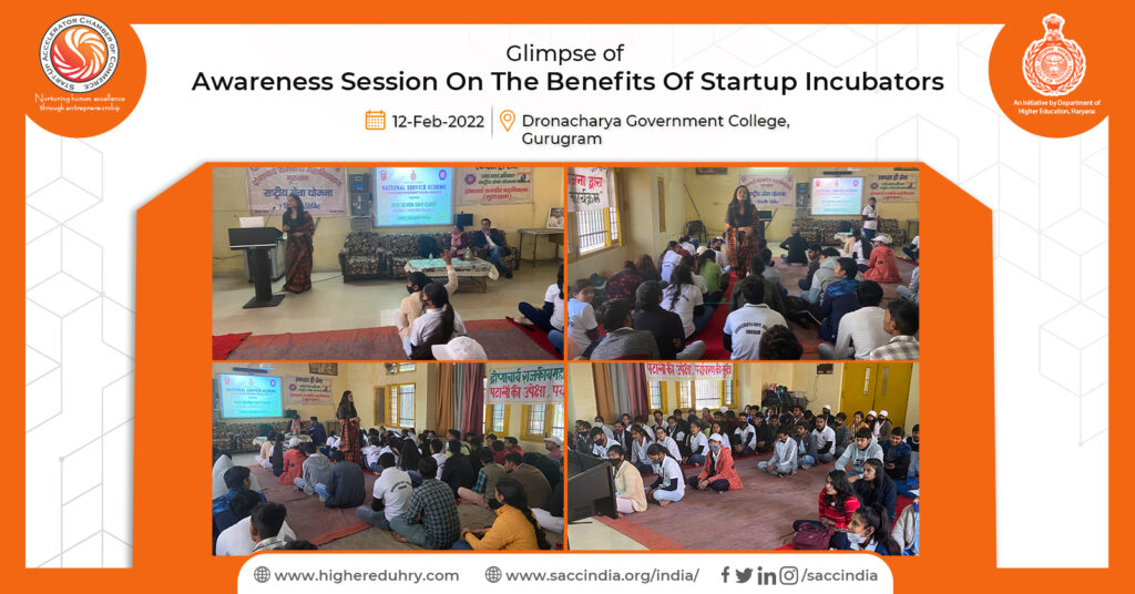 Awareness Session on The Benefits of Startup Incubator, Gurugram