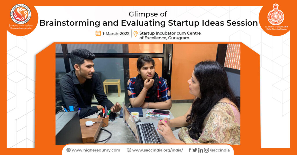 Brainstorming and Evaluating Startup Ideas Session. Gurugram