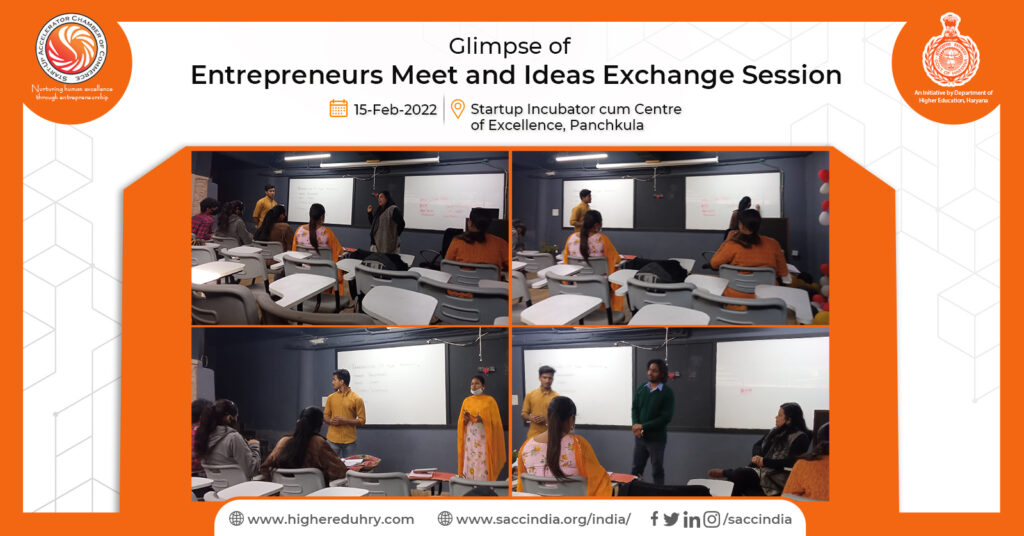 Entrepreneurs Meet and Ideas Exchange Session, Panchkula