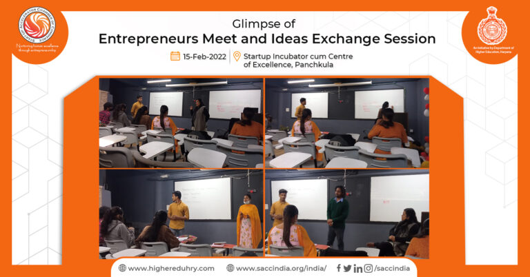 Entrepreneurs Meet and Ideas Exchange Session, Panchkula