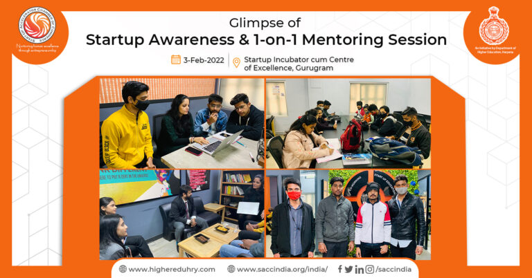 Startup Awareness and 1-on-1 Mentoring Session, Gurugram