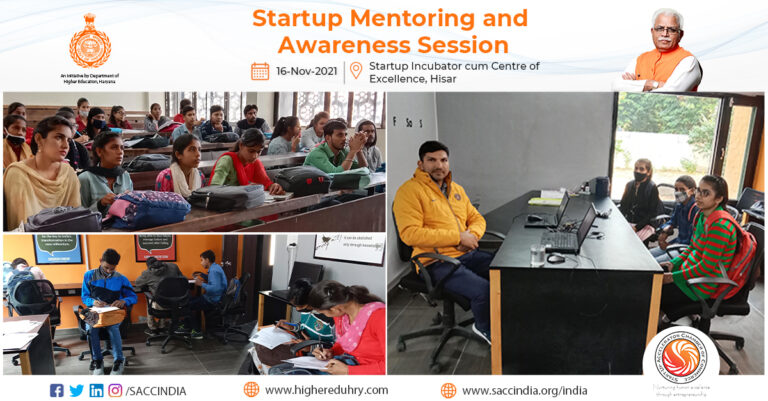 Startup Mentoring and Awareness Session, Hisar