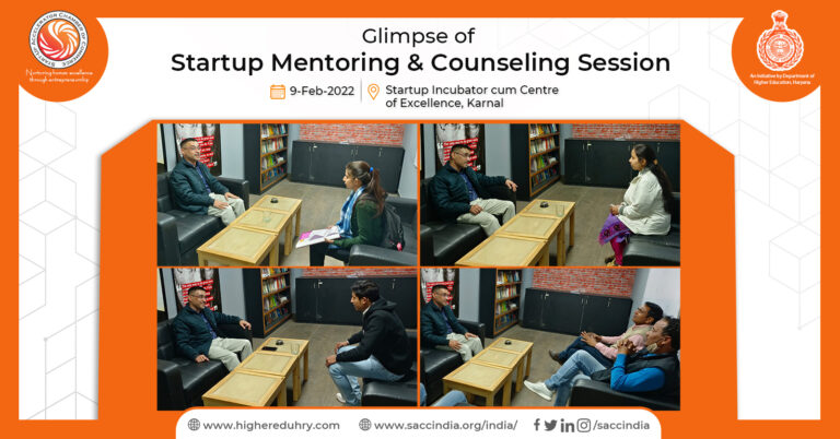 Startup Mentoring and Counseling Session, Karnal