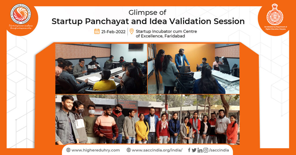 Startup Panchayat and Idea Validation Session, Faridabad