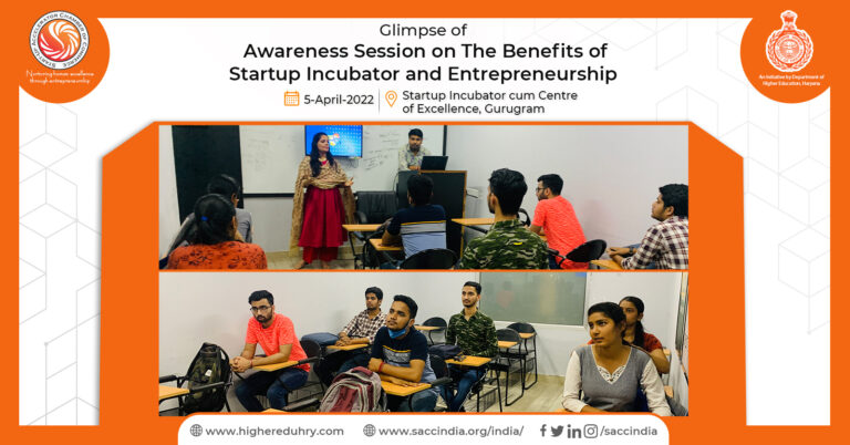 Awareness Session on The Benefits of Startup Incubator and Entrepreneurship, Gurugram