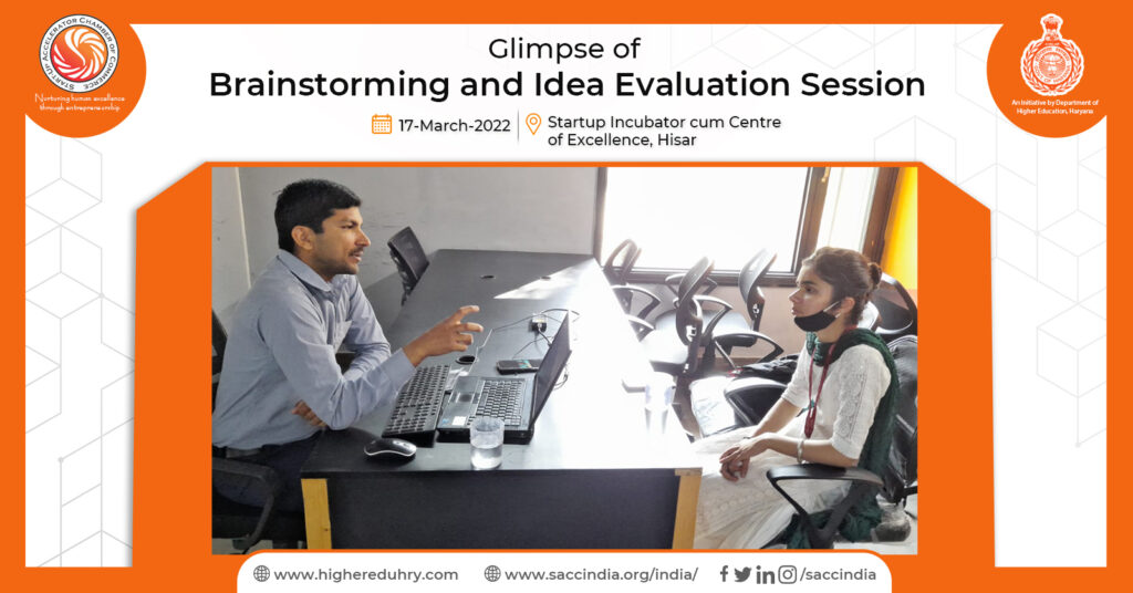 Brainstorming and Idea Evaluation Session, Hisar