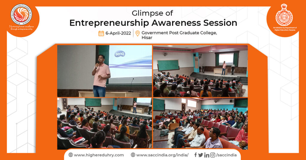 Entrepreneurship Awareness Session, Hisar