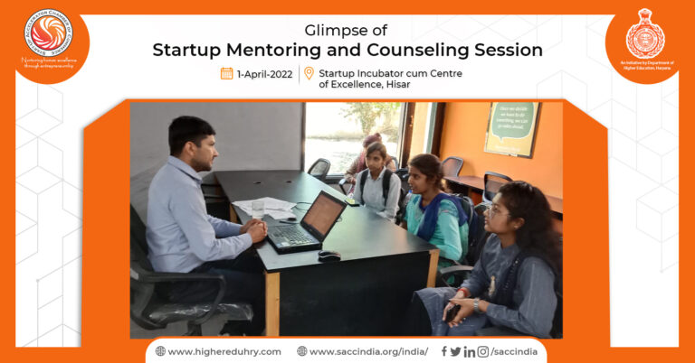 Startup Mentoring and Counseling Session, Hisar
