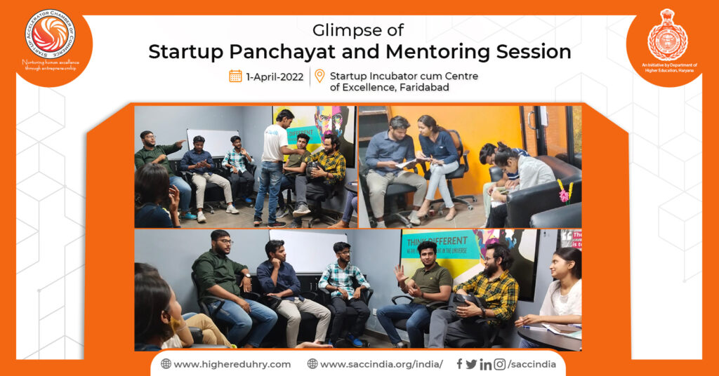 Startup Panchayat and Mentoring Session, Faridabad
