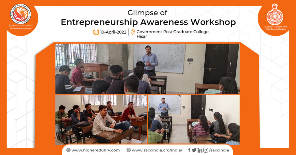 Entrepreneurship Awareness Workshop, Hisar