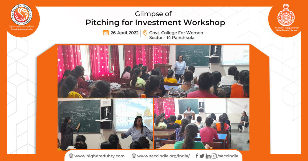 Pitching for Investment Workshop, Panchkula
