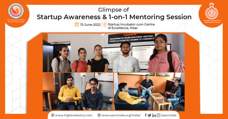 Startup Awareness & 1-on-1 Mentoring Session, Hisar
