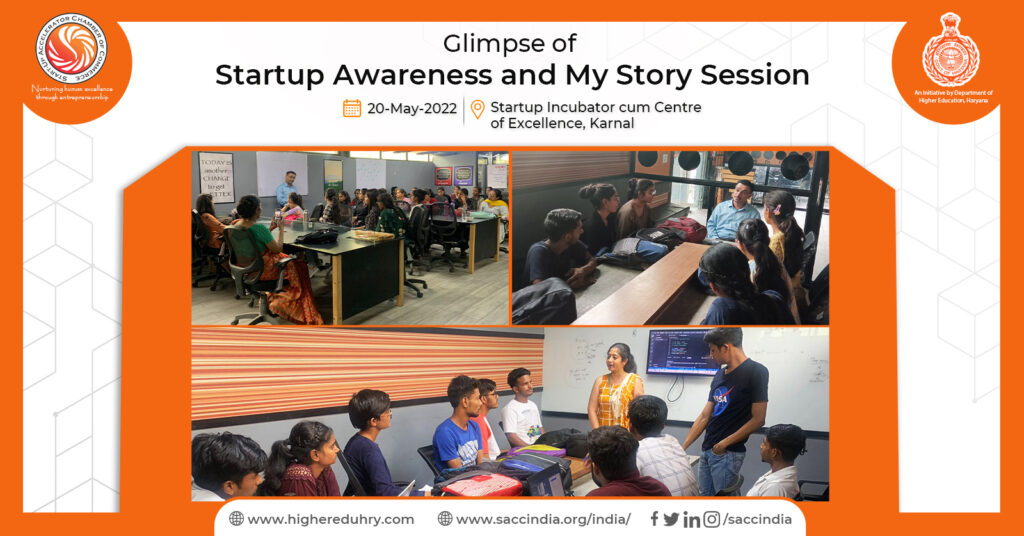 Startup Awareness and My Story Session, Karnal