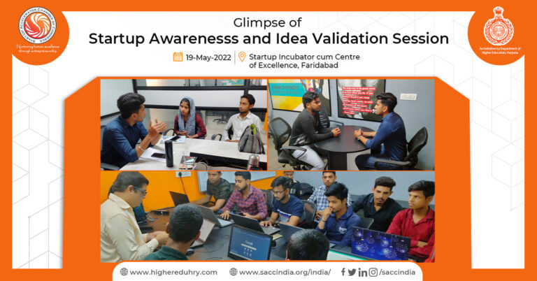 Startup Awarness Session and Idea Validation Session, Faidabad
