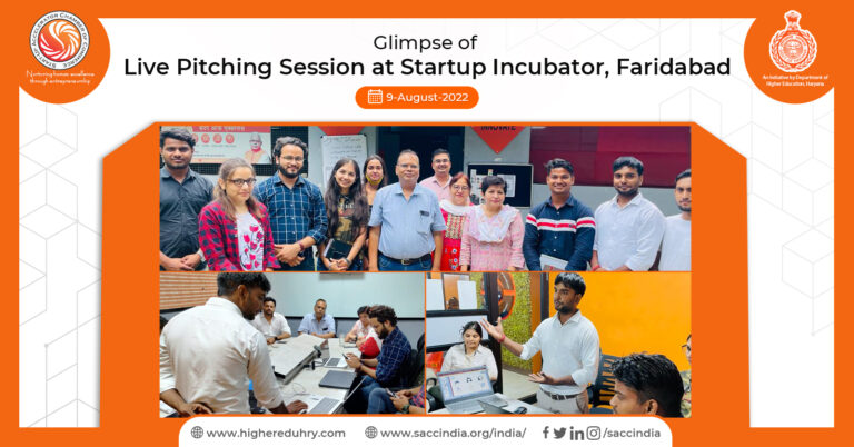 Live Pitching Session at Startup Incubator, Faridabad